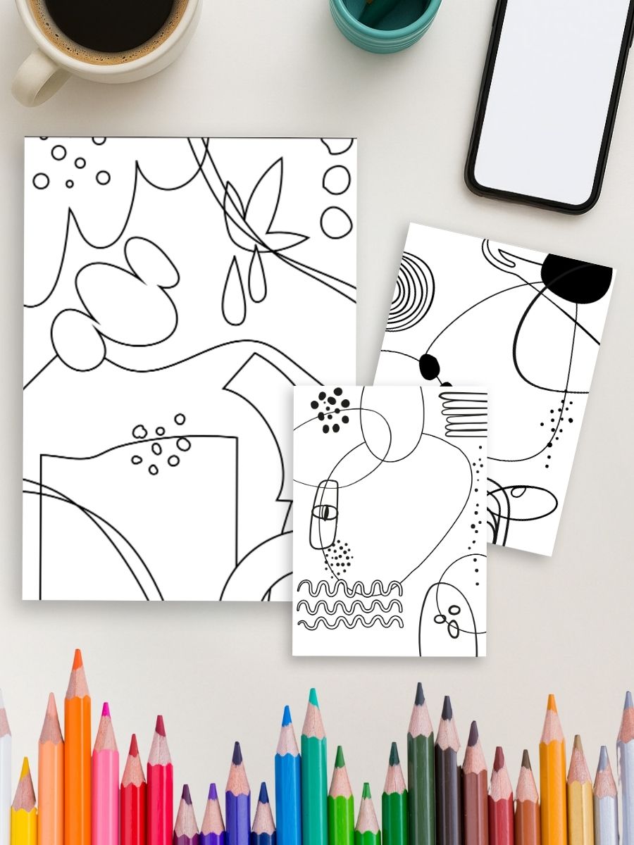 Boho Minimal – 110 Clean & Stylish Coloring Pages - Image 4