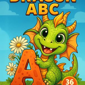 Dragon ABC – 36 Alphabet & Number Pages with Dragons