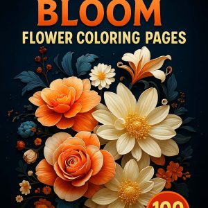 100 Flowers to Color – From Bud to Bloom