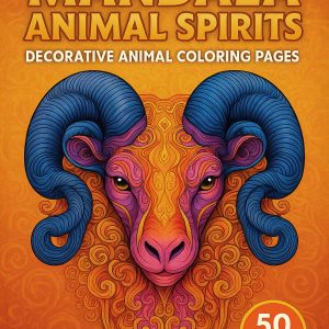 Mandala Animal Spirits – 50 Decorative Animal Pages