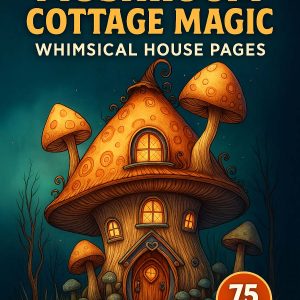 Mushroom Cottage Magic – 75 Whimsical House Pages
