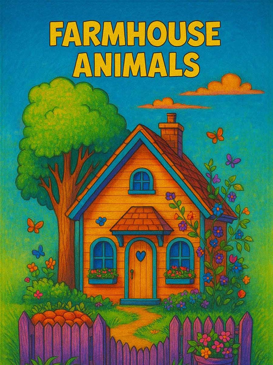 My First Farmhouse Animals (12 Pages)