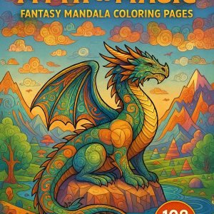 Myth & Magic – 108 Fantasy Mandala Coloring Pages
