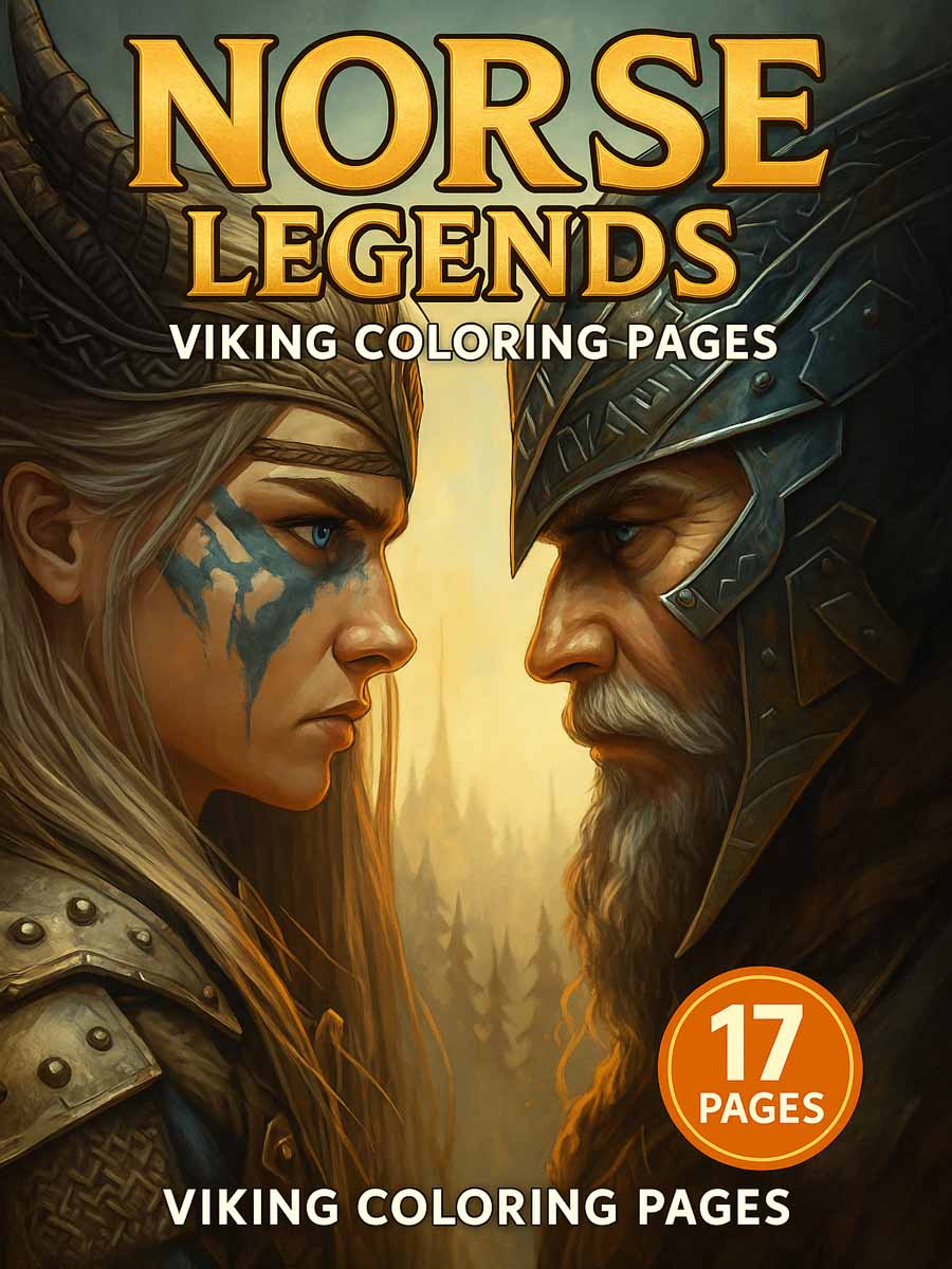 Norse Legends – 17 Viking Coloring Pages
