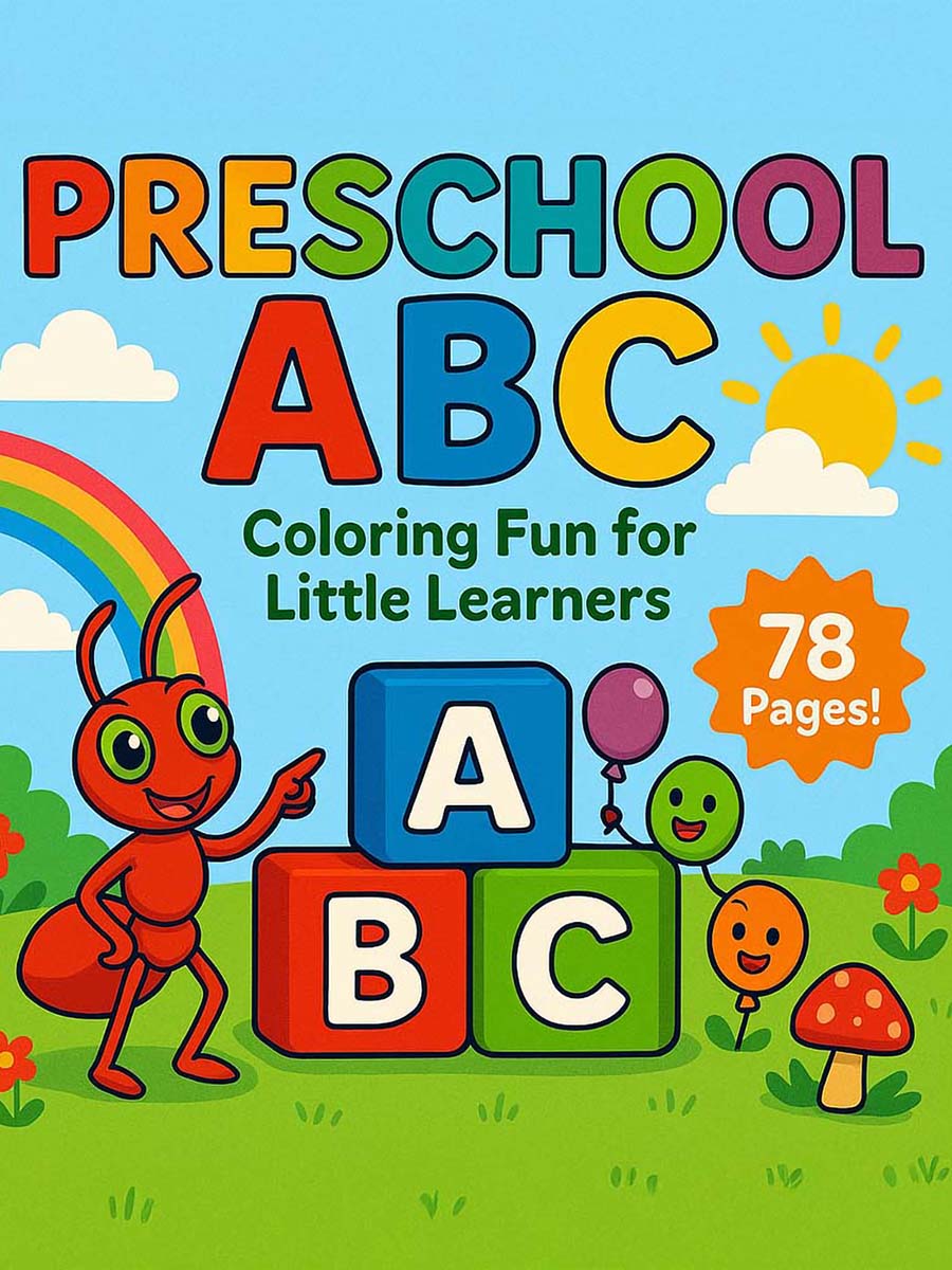 78 Preschool Alphabet Coloring Pages