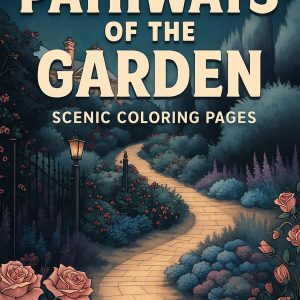 Pathways of the Garden – 25 Scenic Coloring Pages