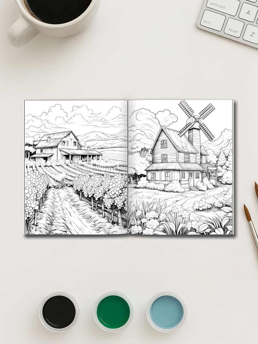 Country Bloom Life – 50 Rustic Country-Themed Pages - Image 3