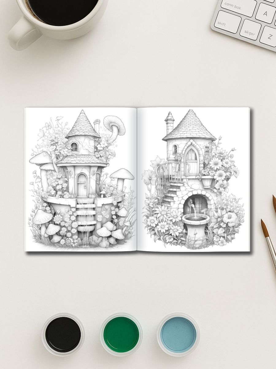 Wishes & Wells – 50 Magical Wishing Well Pages - Image 3