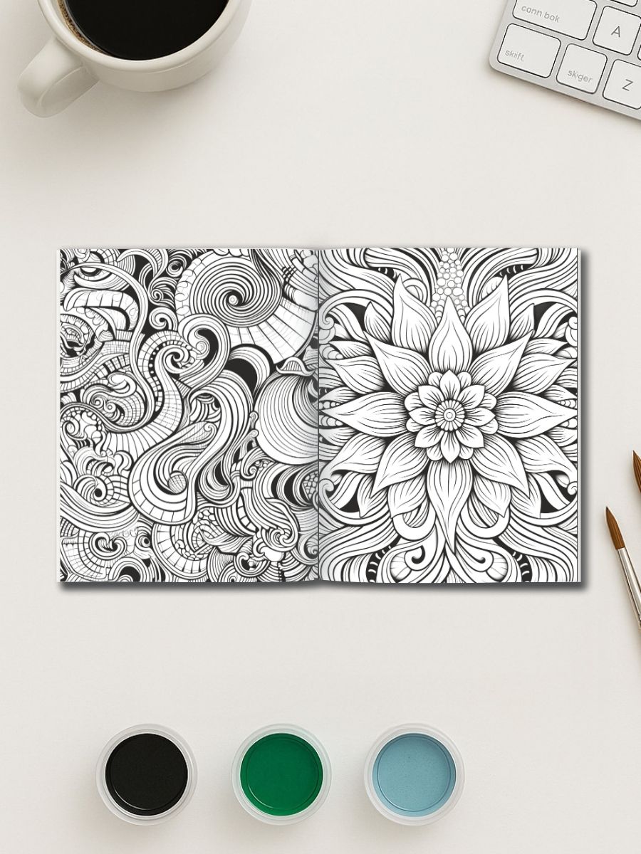 Pattern Parade – 50 Fun & Relaxing Coloring Patterns - Image 3