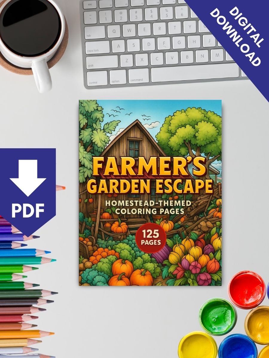 Farmer’s Garden Escape – 125 Homestead-Themed Pages - Image 2