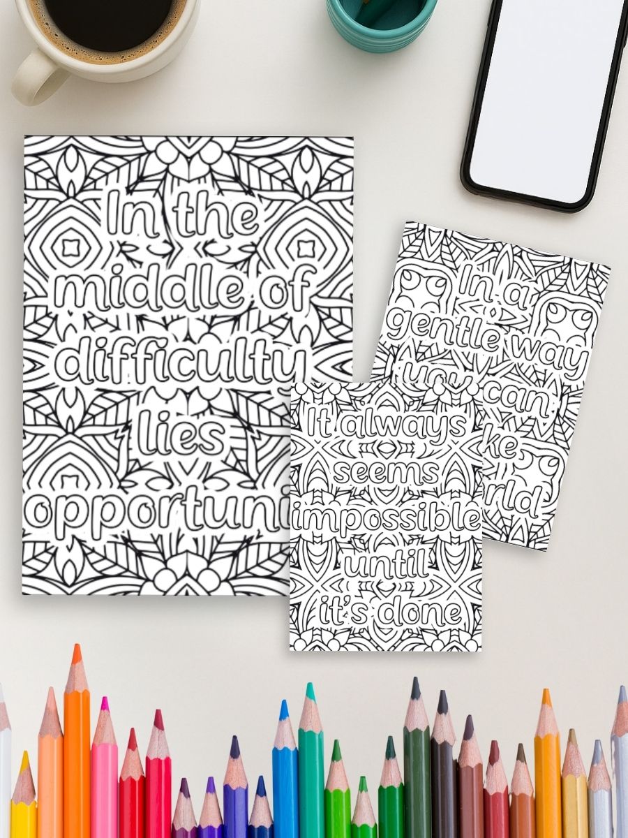 Motivational Mandalas – 25 Empowering Quote Designs - Image 4