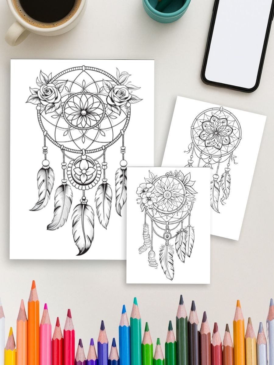 Dreamcatchers in Bloom – 50 Floral Dream Designs - Image 4