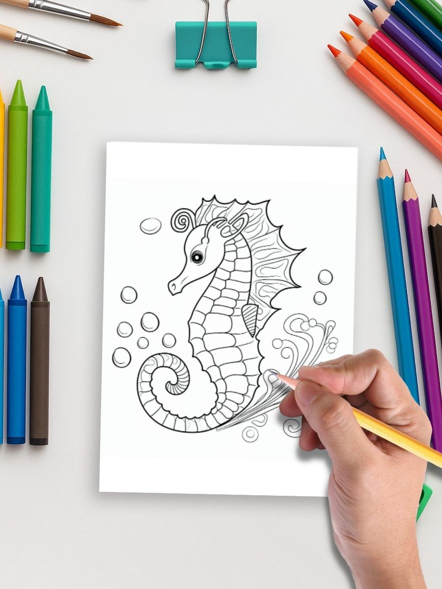 Animal & Snack Time – 184 Animals & Fruits Coloring Pages for Kids - Image 5