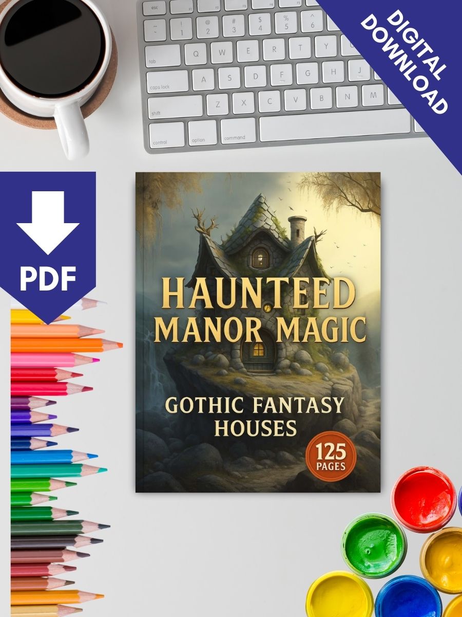 Haunted Manor Magic – 125 Gothic Fantasy Houses - Image 2