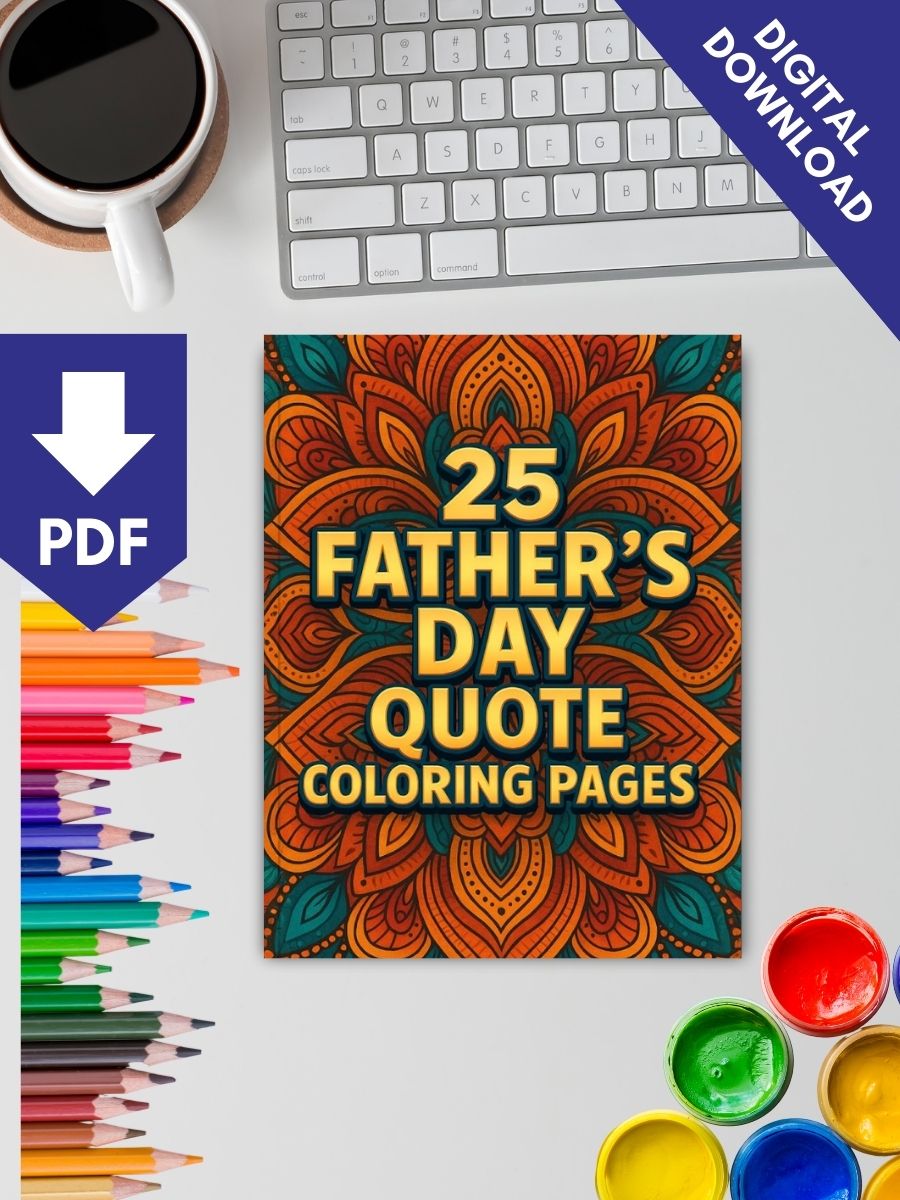 Dad, You’re the Best – 25 Father’s Day Quote Pages - Image 2