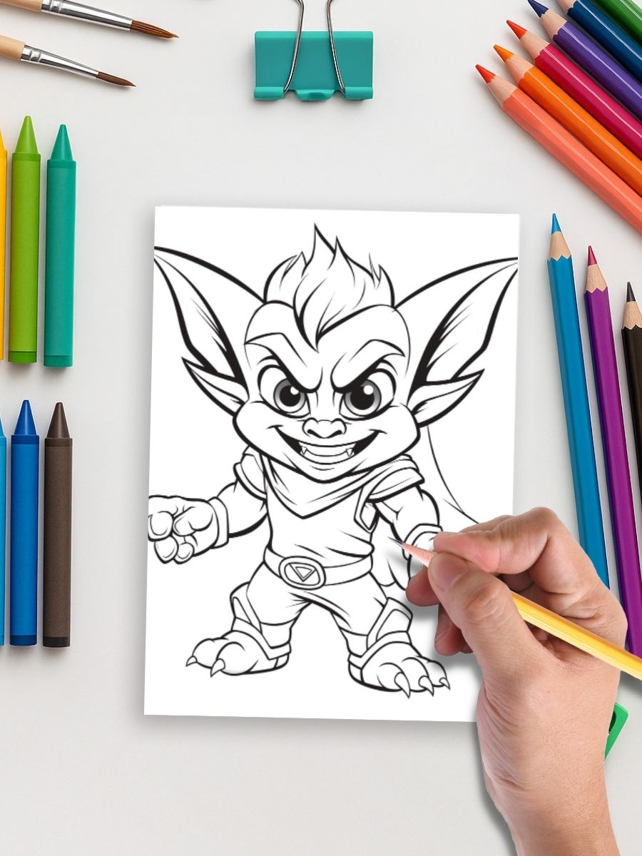 Goblins & Giggles – 50 Mischievous Pages for Kids - Image 5