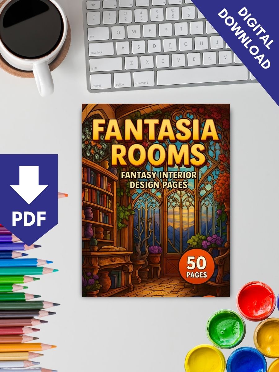 Fantasia Rooms – 50 Fantasy Interior Design Pages - Image 2