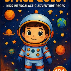 Space Quest – 184 Intergalactic Adventure Pages for Kids
